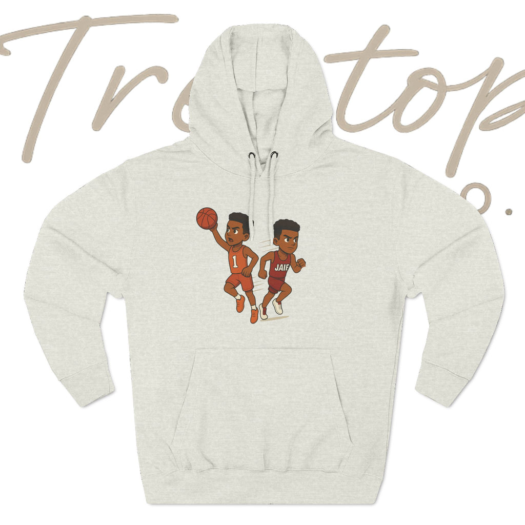 Fleece Hoodie - Treetop Multiverse 'BAYBEE JAIE' Cartoon Character Design