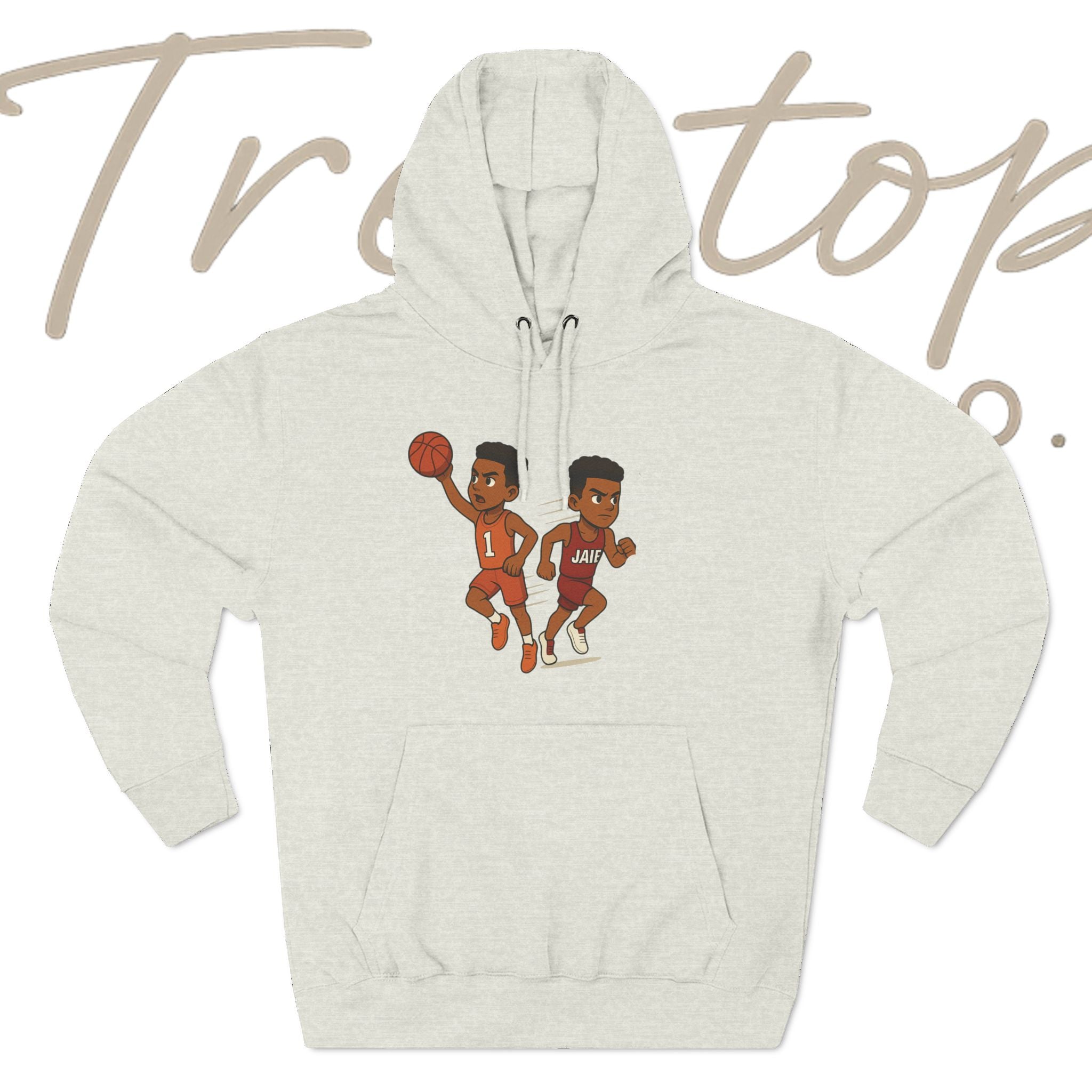 Fleece Hoodie - Treetop Multiverse 'BAYBEE JAIE' Cartoon Character Design