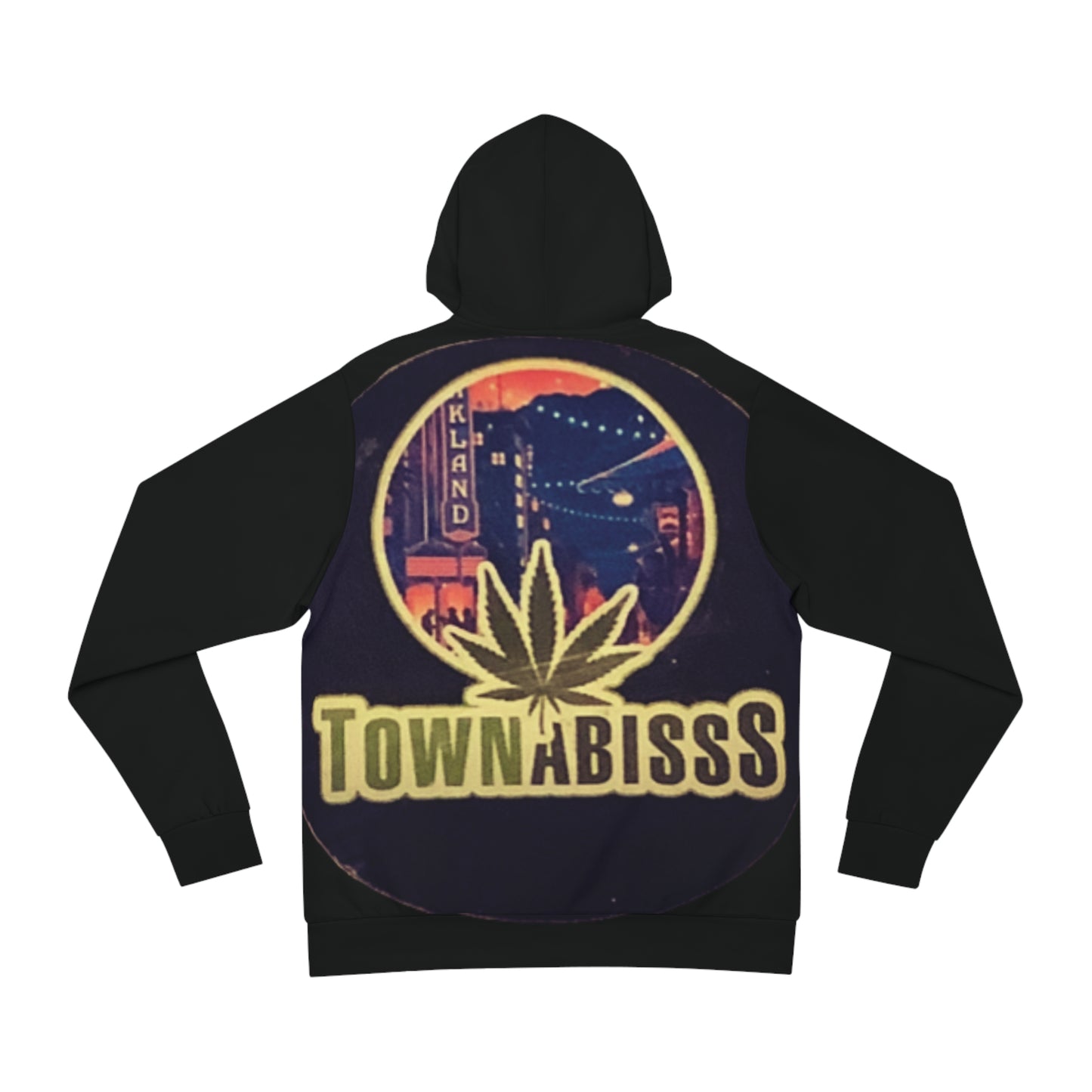Stylish Retro Town Hoodie, Cannabis Lovers Gift, Urban Streetwear, Cozy Everyday Wear, Perfect for Festivals and Hangouts