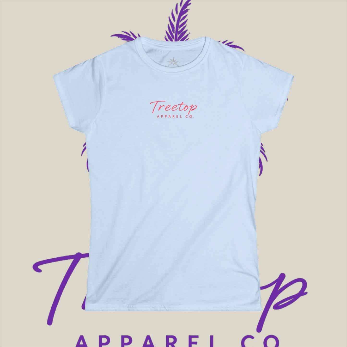 Women's Tee - TreeTop Classic Pink Logo Collection