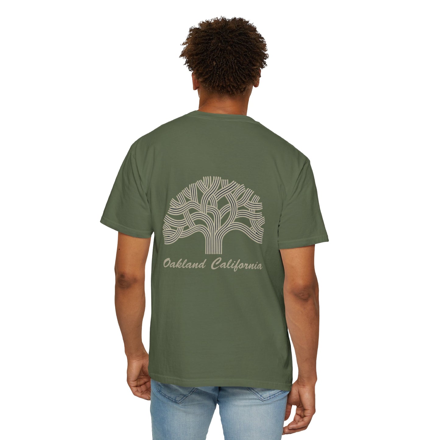 Garment-Dyed T-Shirt - Stop Killing Design, Eco-Friendly Apparel, Protest Tee, Casual Wear, Oakand California, Social Justice Fashion
