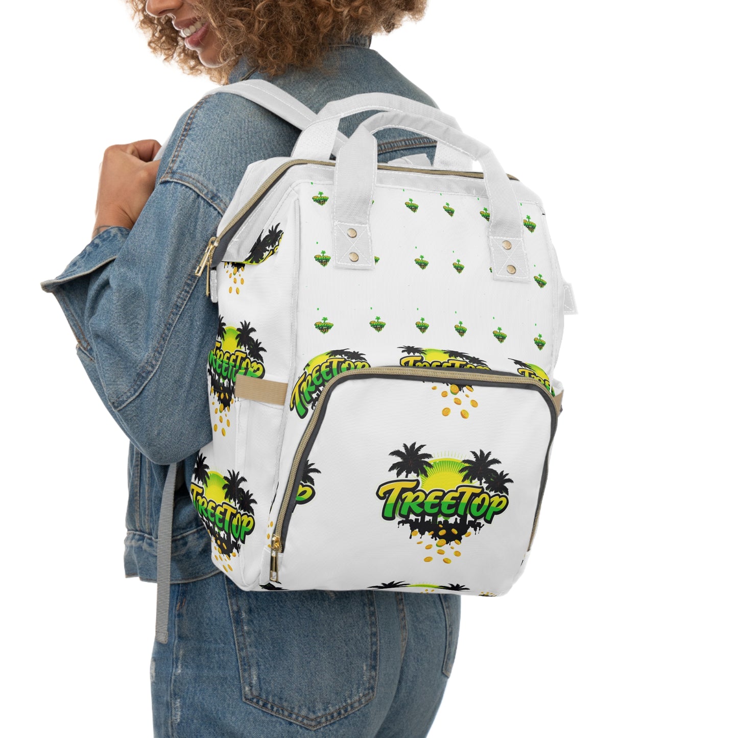 Book Bag Diaper Backpack - Treetop Classic Design
