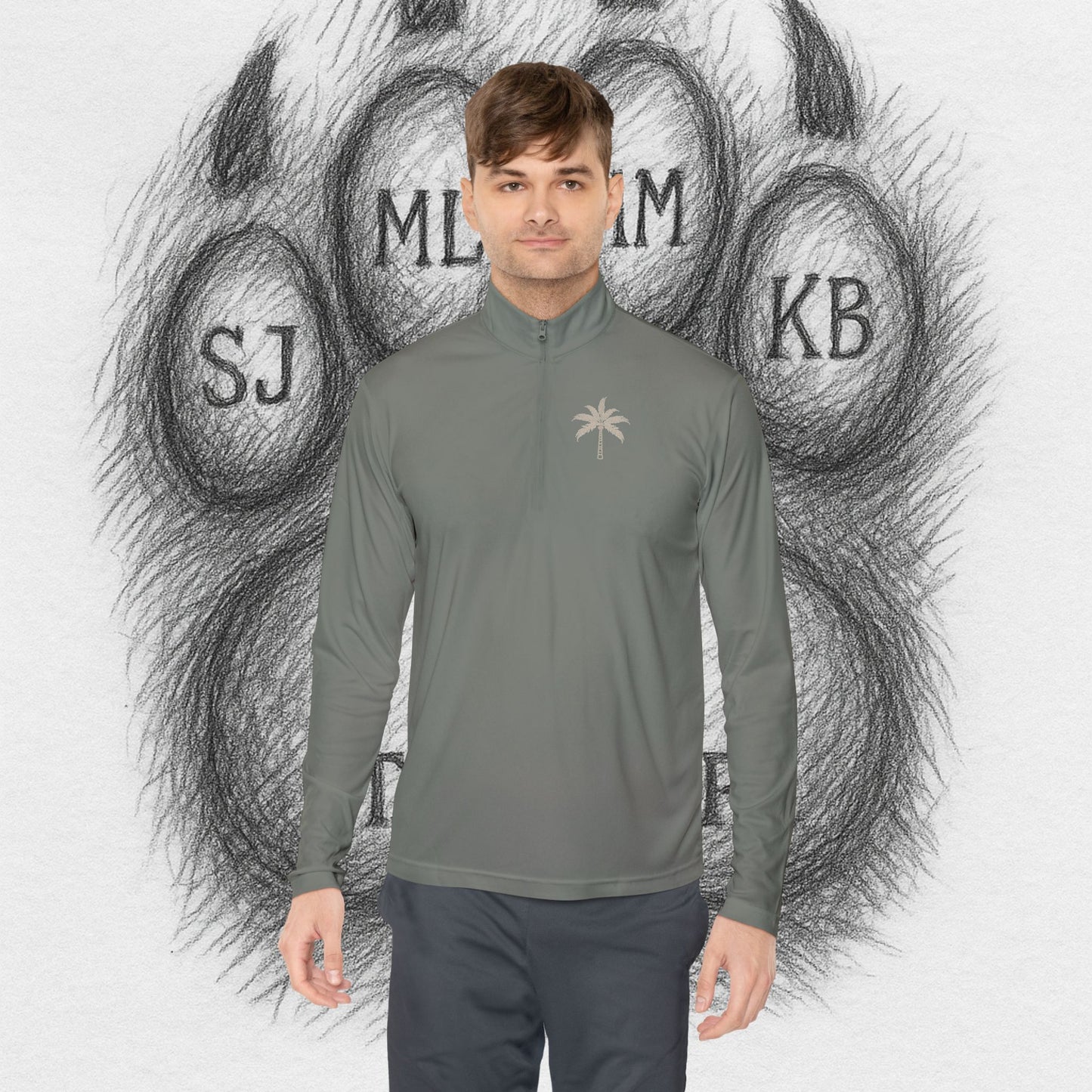 TreeTop Fit Number 7 Unisex Quarter-Zip Pullover III