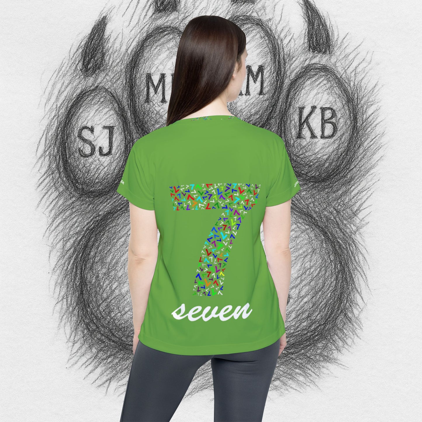 Treetop Fit  Women's Sports Jersey with Number 7 II