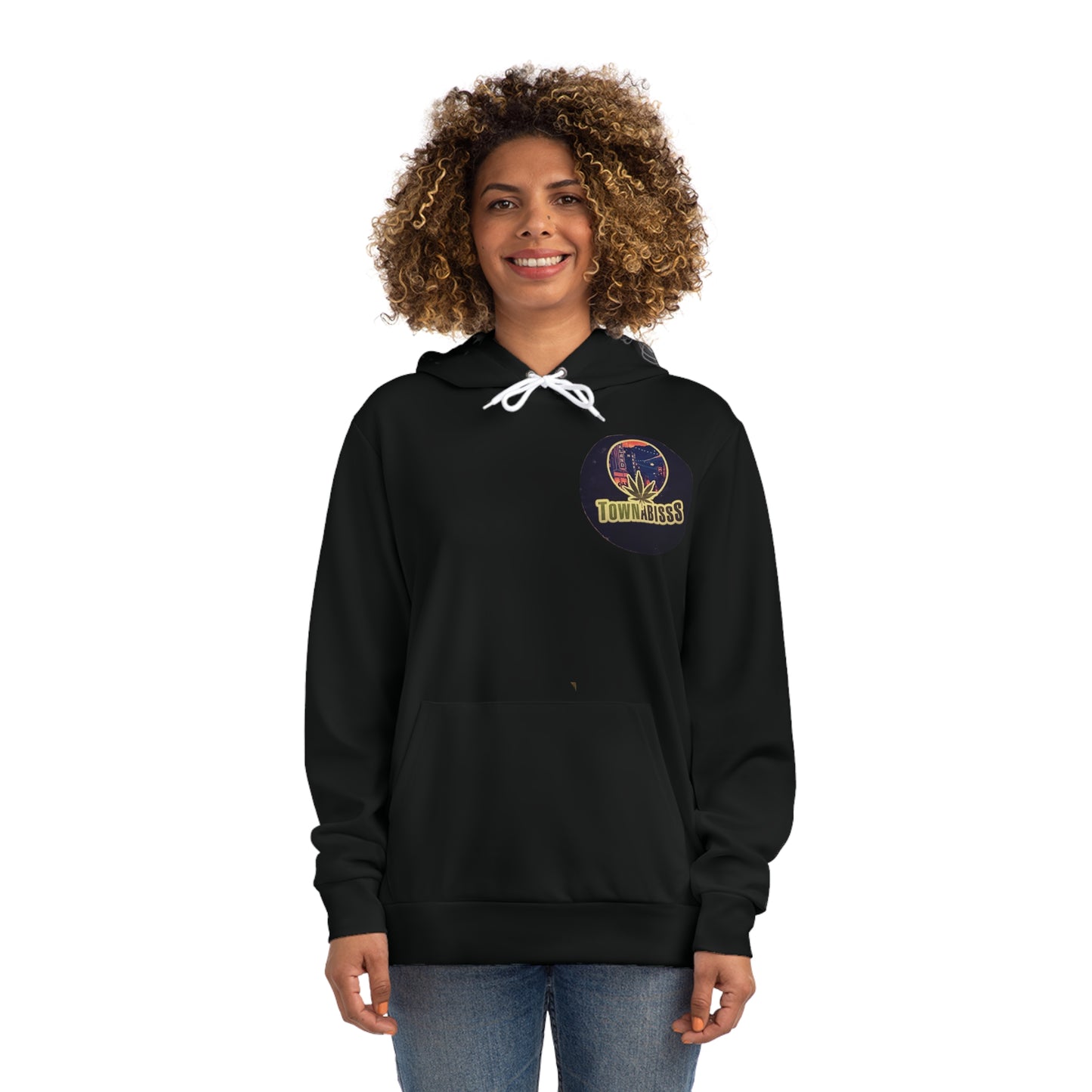 Stylish Retro Town Hoodie, Cannabis Lovers Gift, Urban Streetwear, Cozy Everyday Wear, Perfect for Festivals and Hangouts