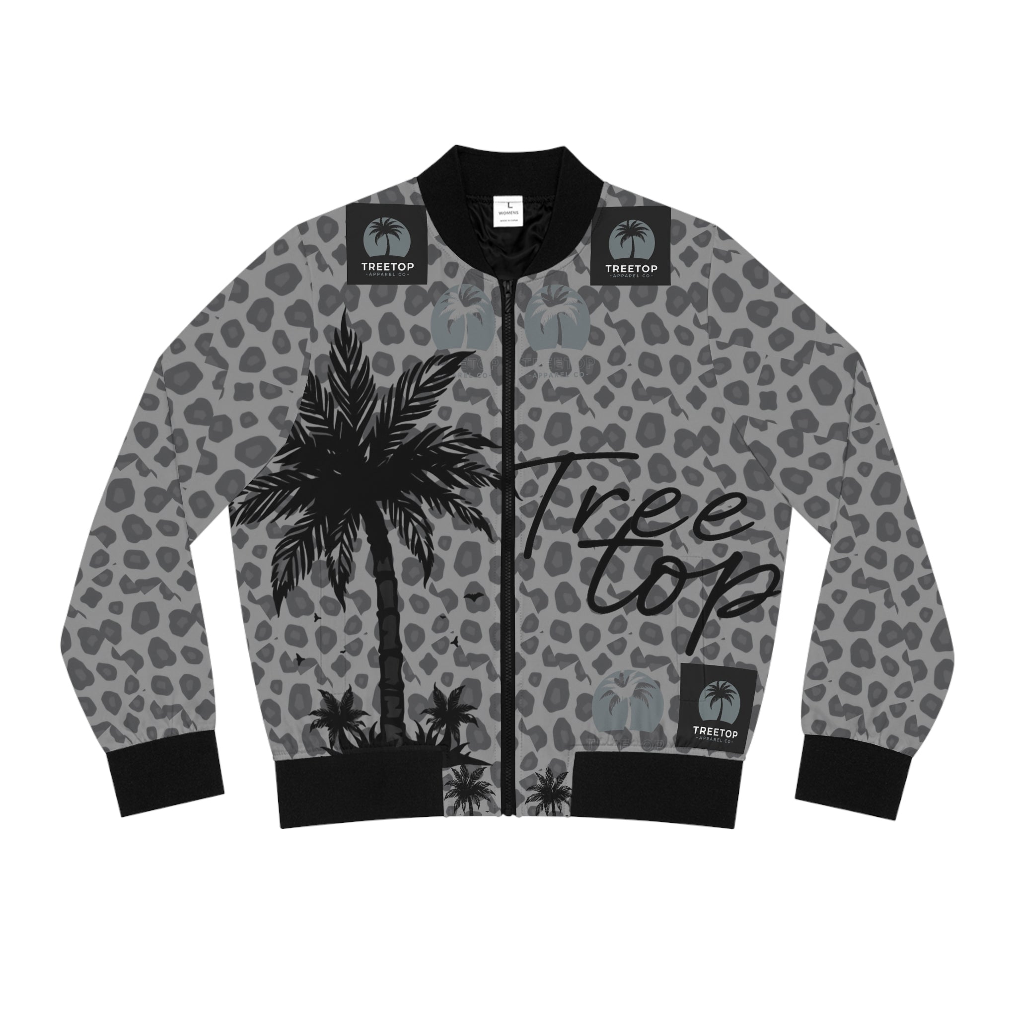 Women’s Bomber Jacket — Treetop Bay Yummy I