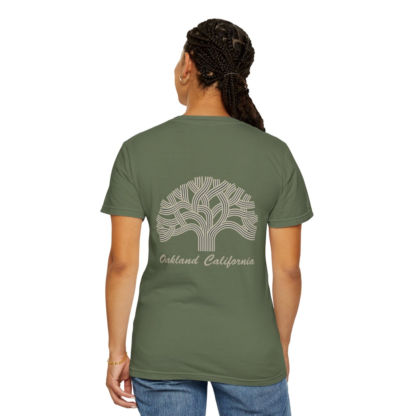 Garment-Dyed T-Shirt - Stop Killing Design, Eco-Friendly Apparel, Protest Tee, Casual Wear, Oakand California, Social Justice Fashion