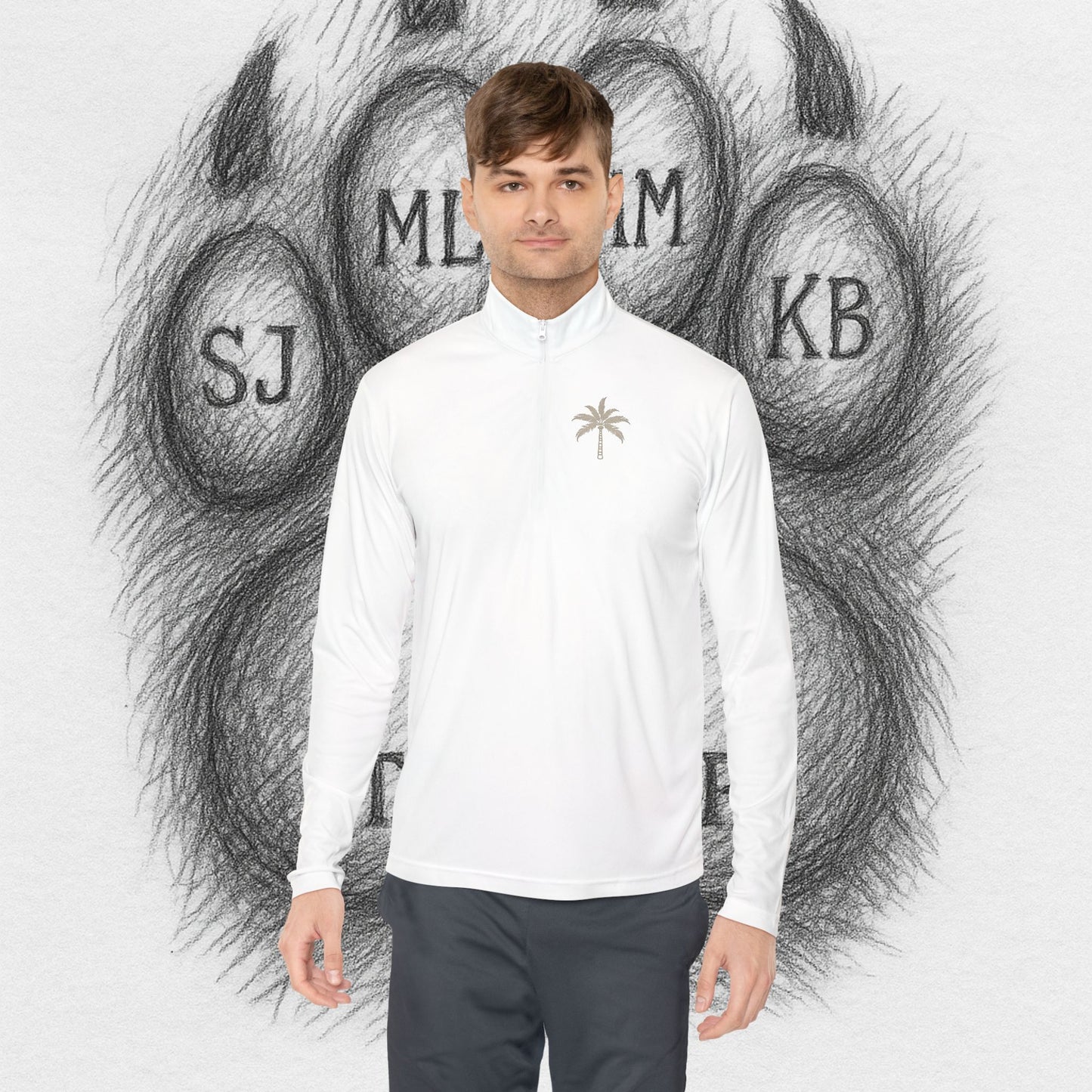 TreeTop Fit Number 7 Unisex Quarter-Zip Pullover III