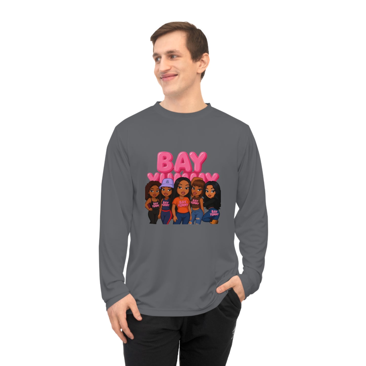 Bay Yummy long sleeve workout TEE