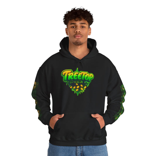 Funktastic Boo Baby Treetop Hoodie, Cozy Casual Wear, Perfect for Autumn Gatherings, Gift for Tree Lovers, Fall Fashion, Streetwear