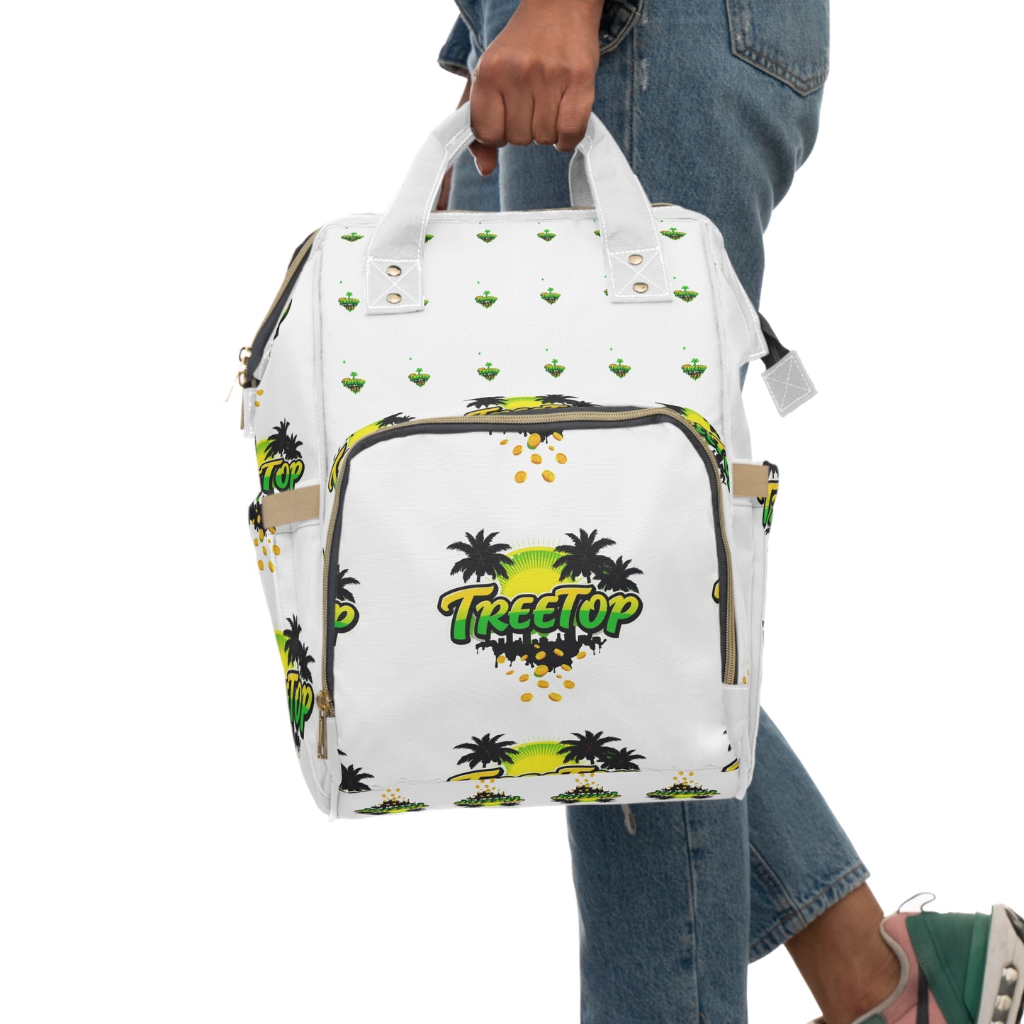 Book Bag Diaper Backpack - Treetop Classic Design