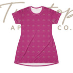 Pink Collection Fun T-Shirt Dress in Pink Only