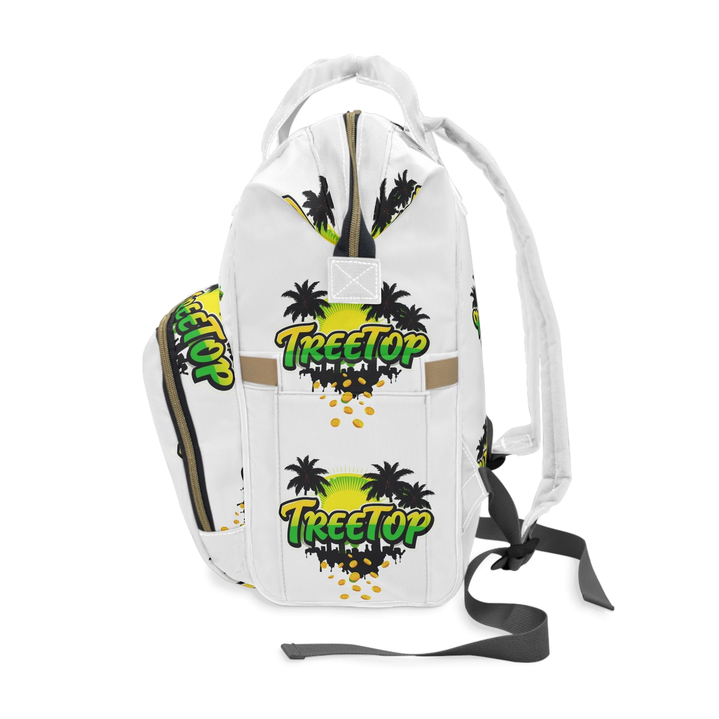 Book Bag Diaper Backpack - Treetop Classic Design
