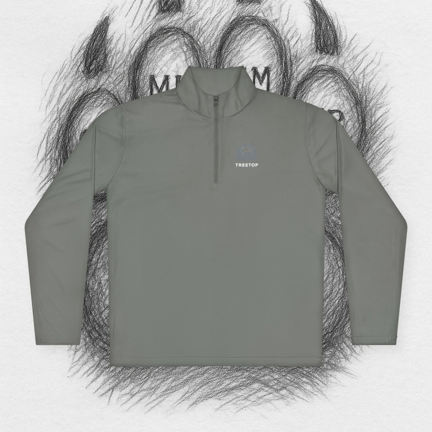 TreeTop Fit Number 7 Unisex Quarter-Zip Pullover II