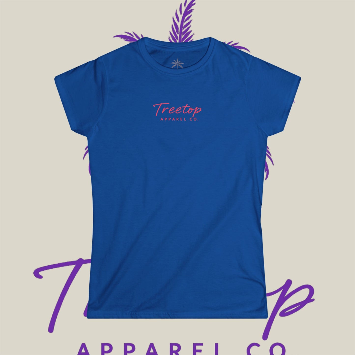 Women's Tee - TreeTop Classic Pink Logo Collection
