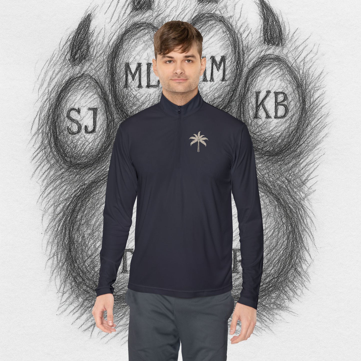 TreeTop Fit Number 7 Unisex Quarter-Zip Pullover III