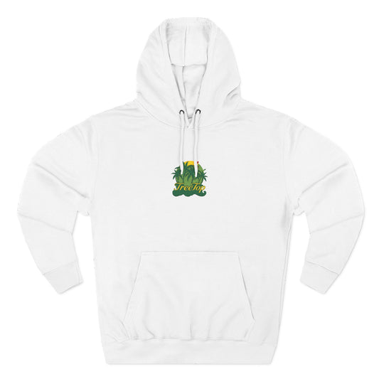 Three-Panel Fleece Hoodie