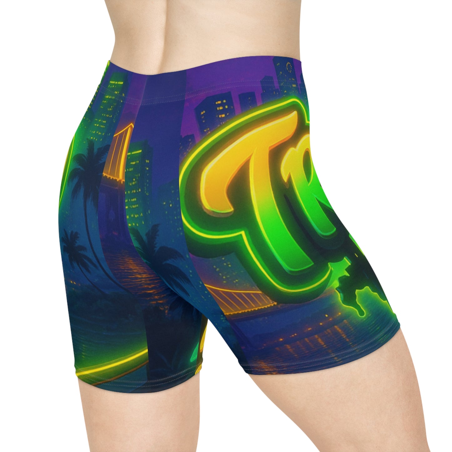 KUNDALINI TREETOP BIKER SHORTS 3