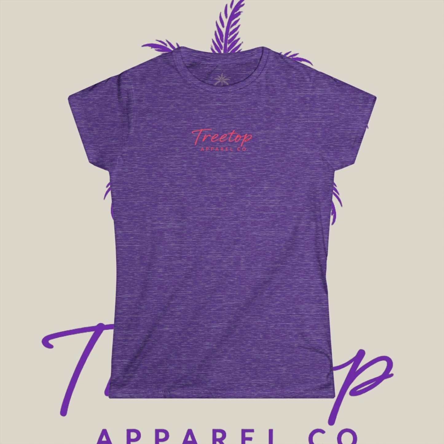Women's Tee - TreeTop Classic Pink Logo Collection