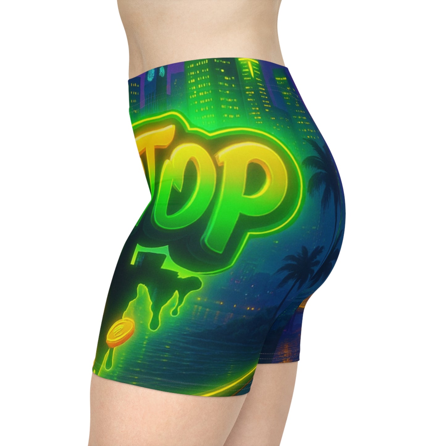 KUNDALINI TREETOP BIKER SHORTS 3