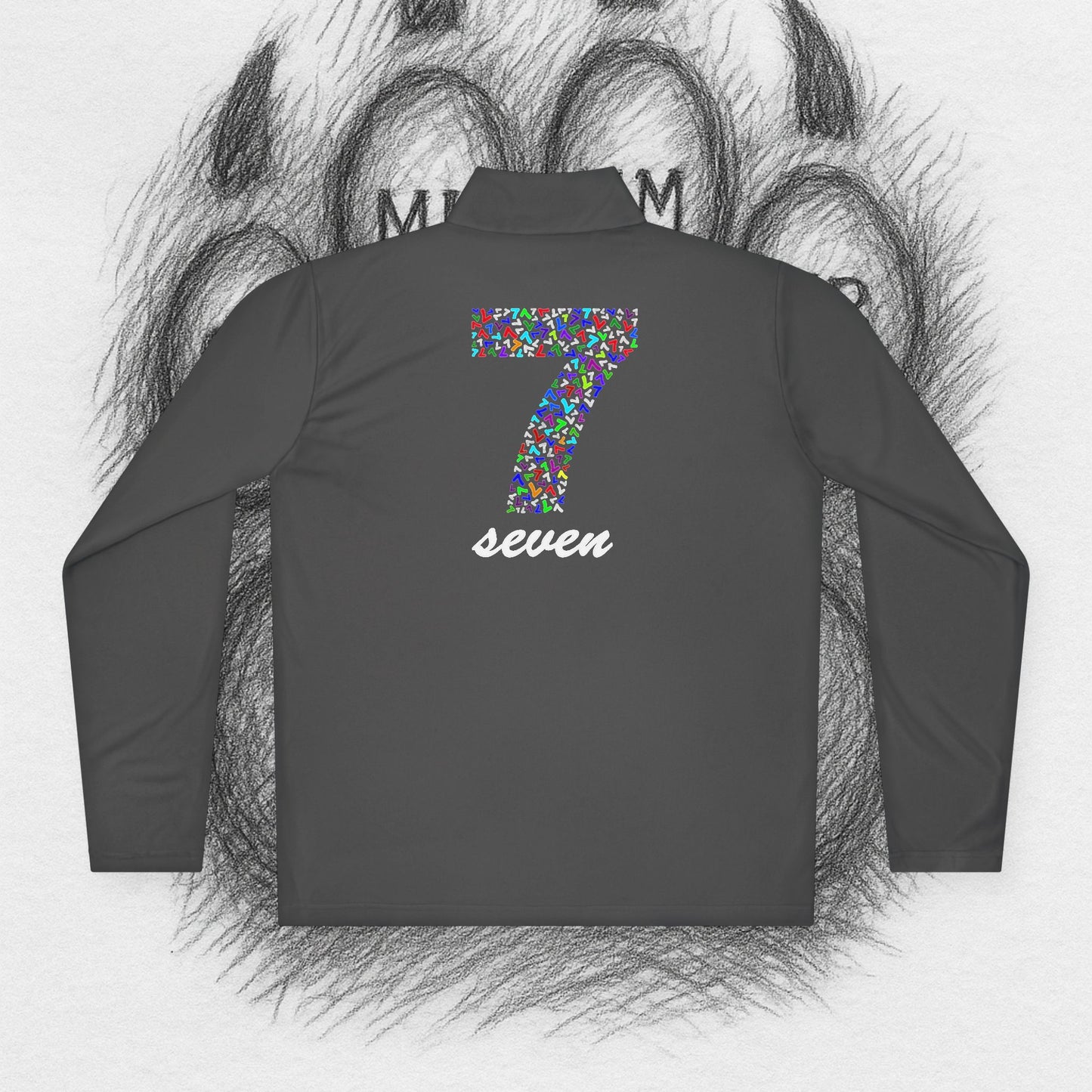 TreeTop Fit Number 7 Unisex Quarter-Zip Pullover III