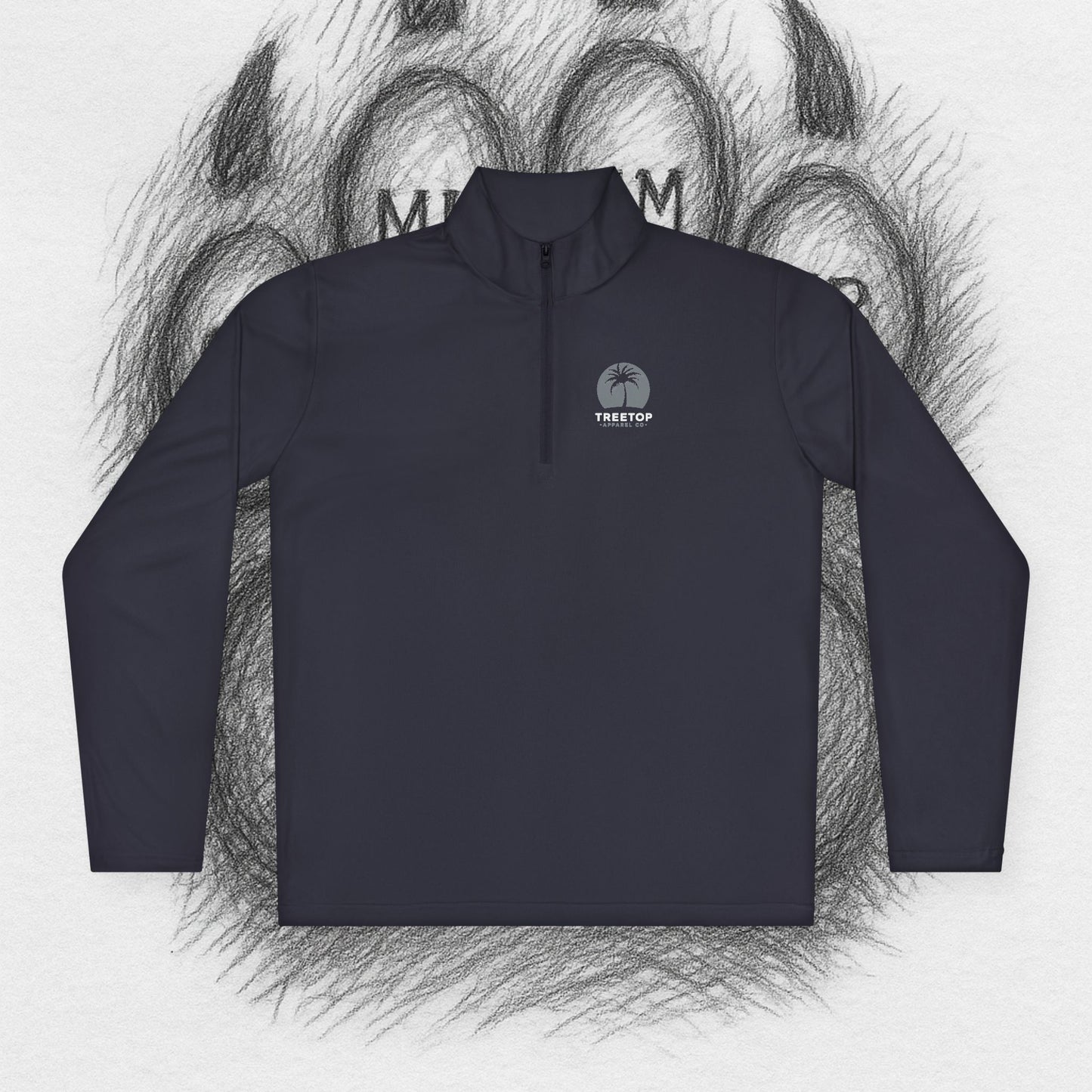 TreeTop Fit Number 7 Unisex Quarter-Zip Pullover II