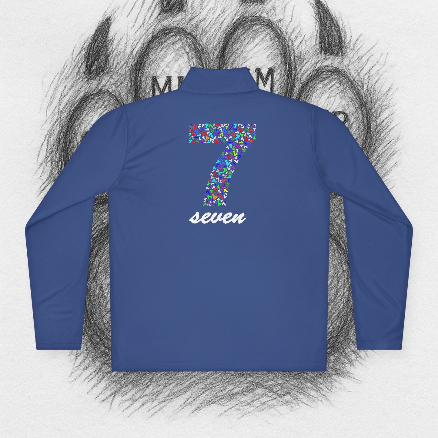 TreeTop Fit Number 7 Unisex Quarter-Zip Pullover