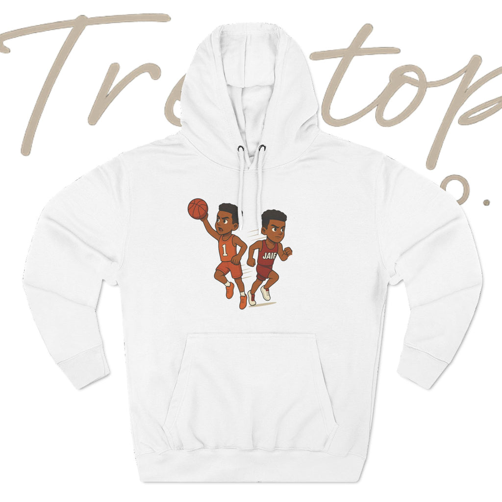 Fleece Hoodie - Treetop Multiverse 'BAYBEE JAIE' Cartoon Character Design