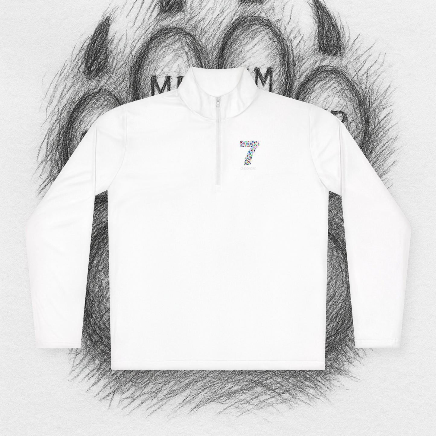 TreeTop Fit Number 7 Unisex Quarter-Zip Pullover