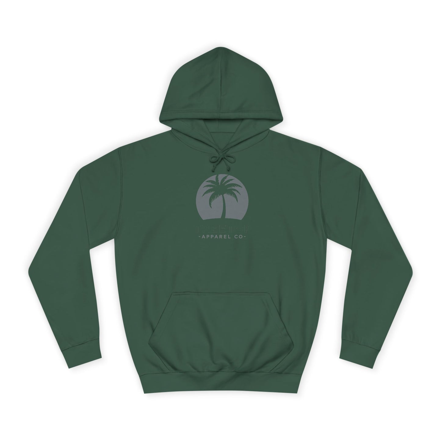 Chic Unisex College Hoodie with Palm Tree & "On Mamas" Design