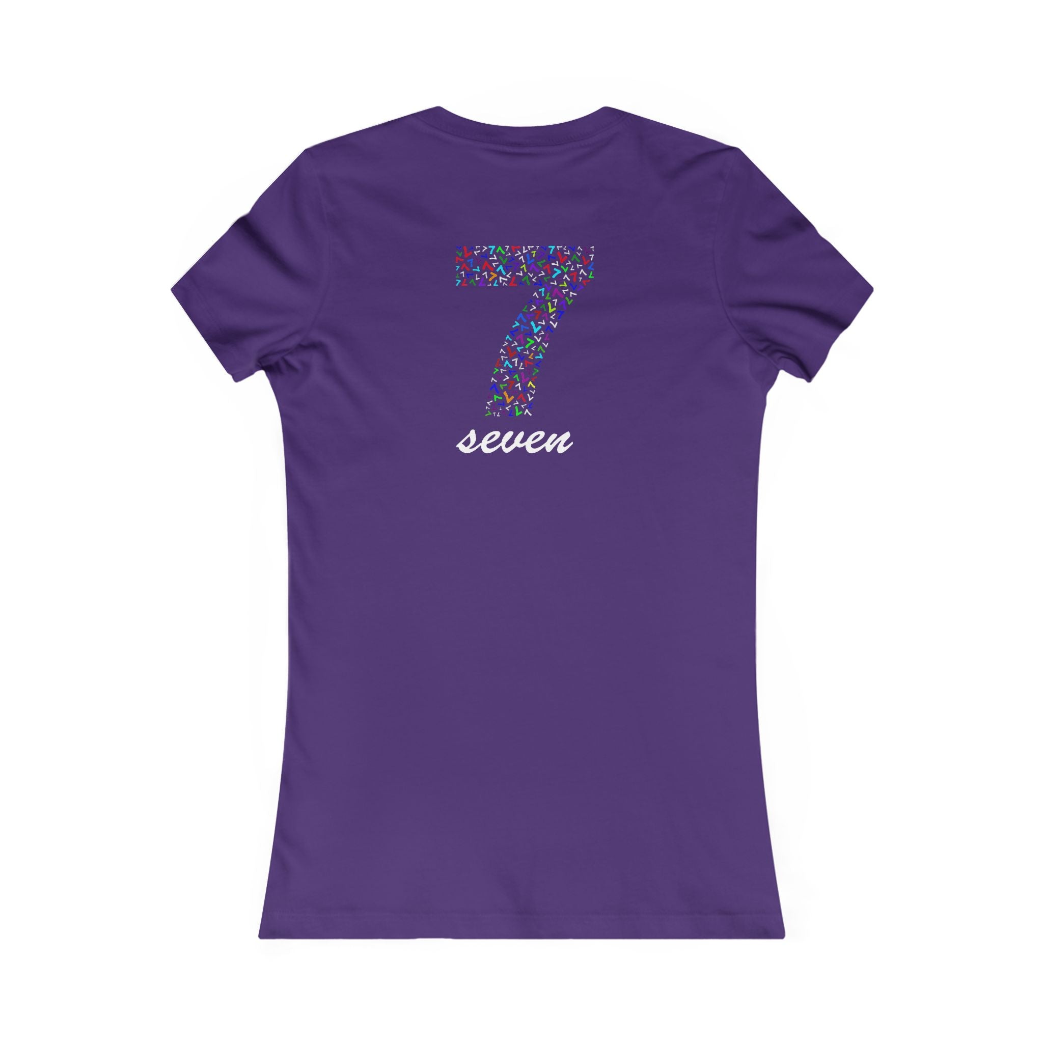 Treetop Women's Favorite Tee - Colorful 7 Graphic T-Shirt