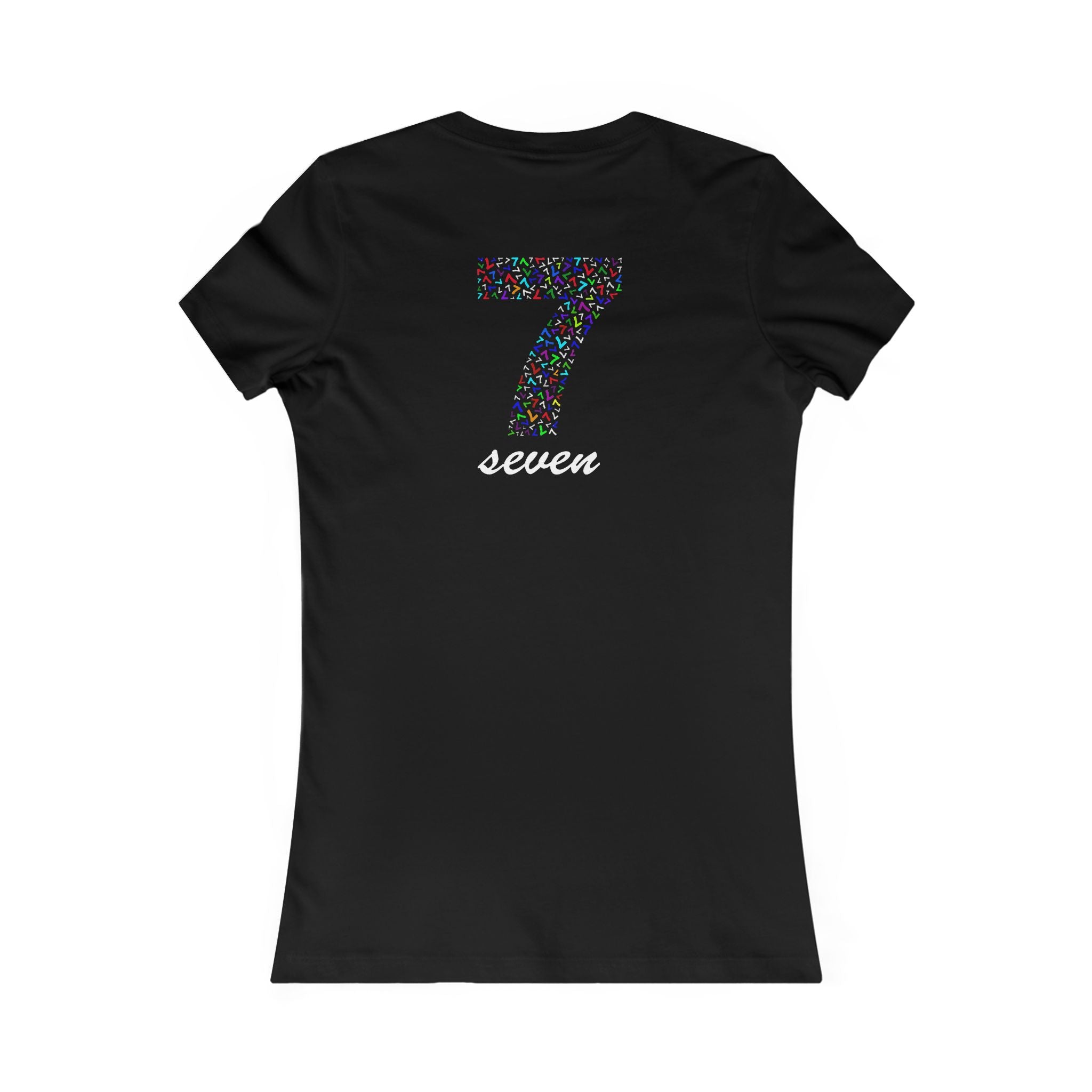 Treetop Women's Favorite Tee - Colorful 7 Graphic T-Shirt