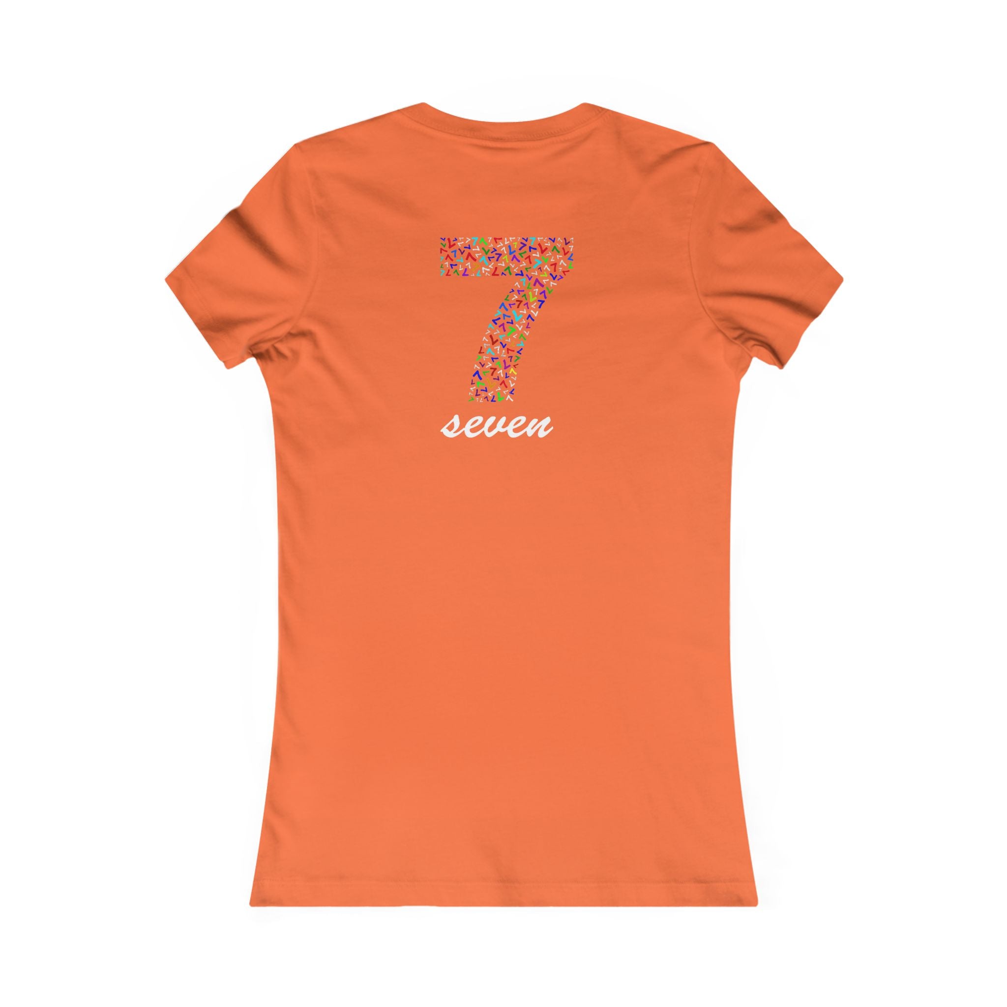 Treetop Women's Favorite Tee - Colorful 7 Graphic T-Shirt