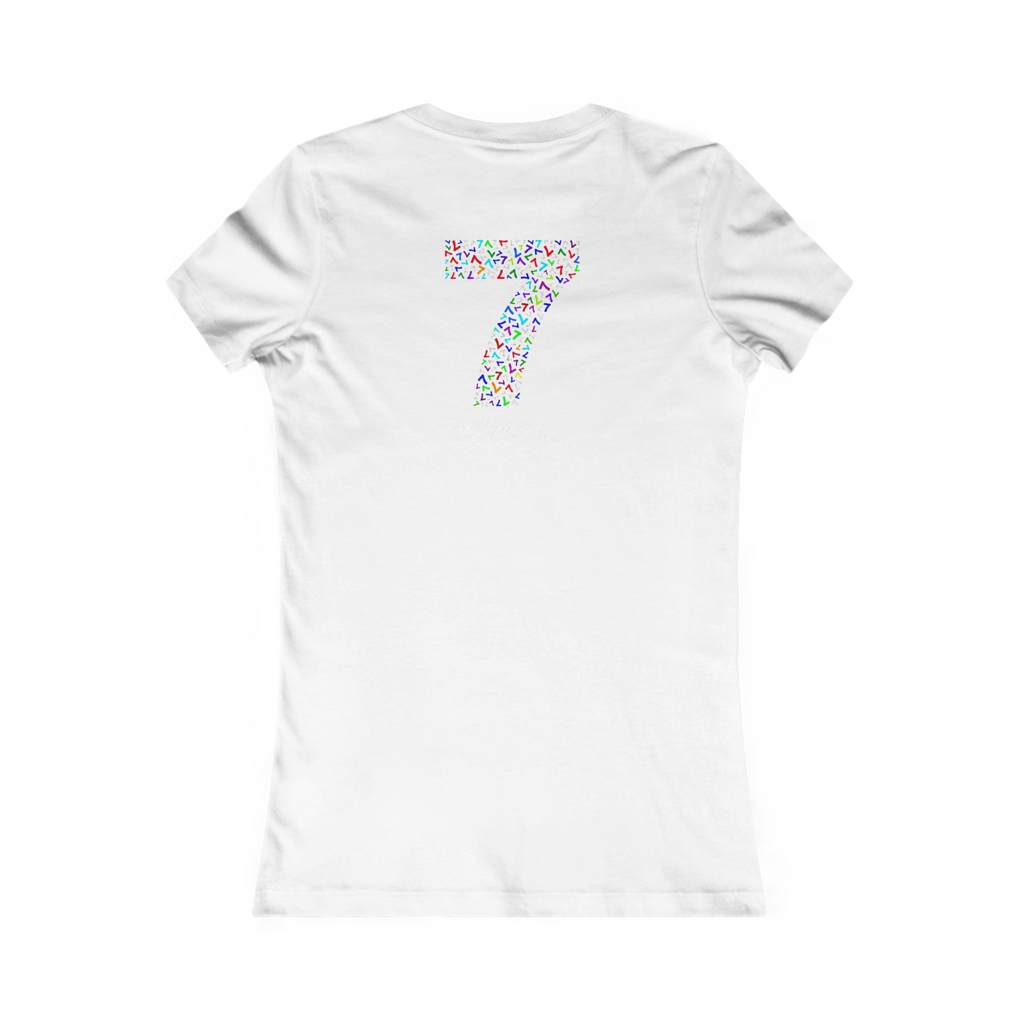 Treetop Women's Favorite Tee - Colorful 7 Graphic T-Shirt