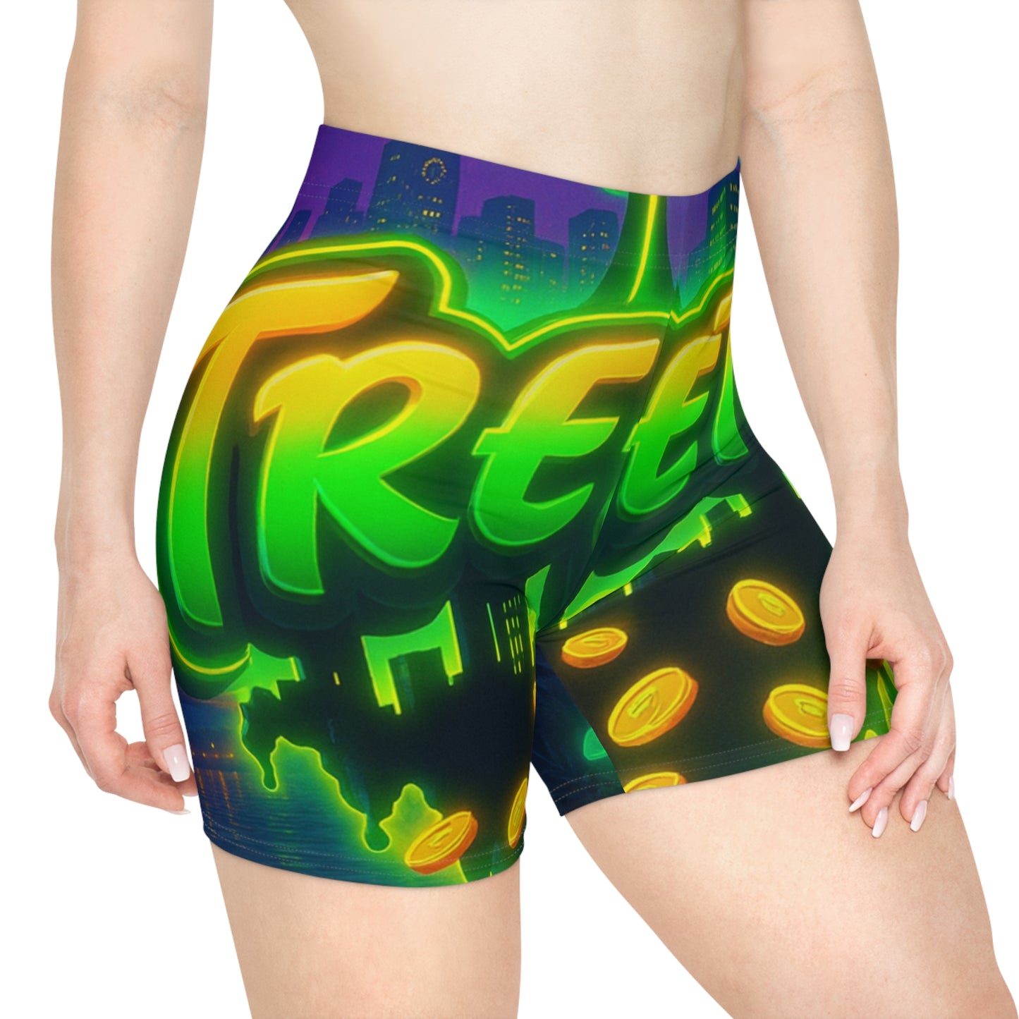 KUNDALINI TREETOP BIKER SHORTS 3