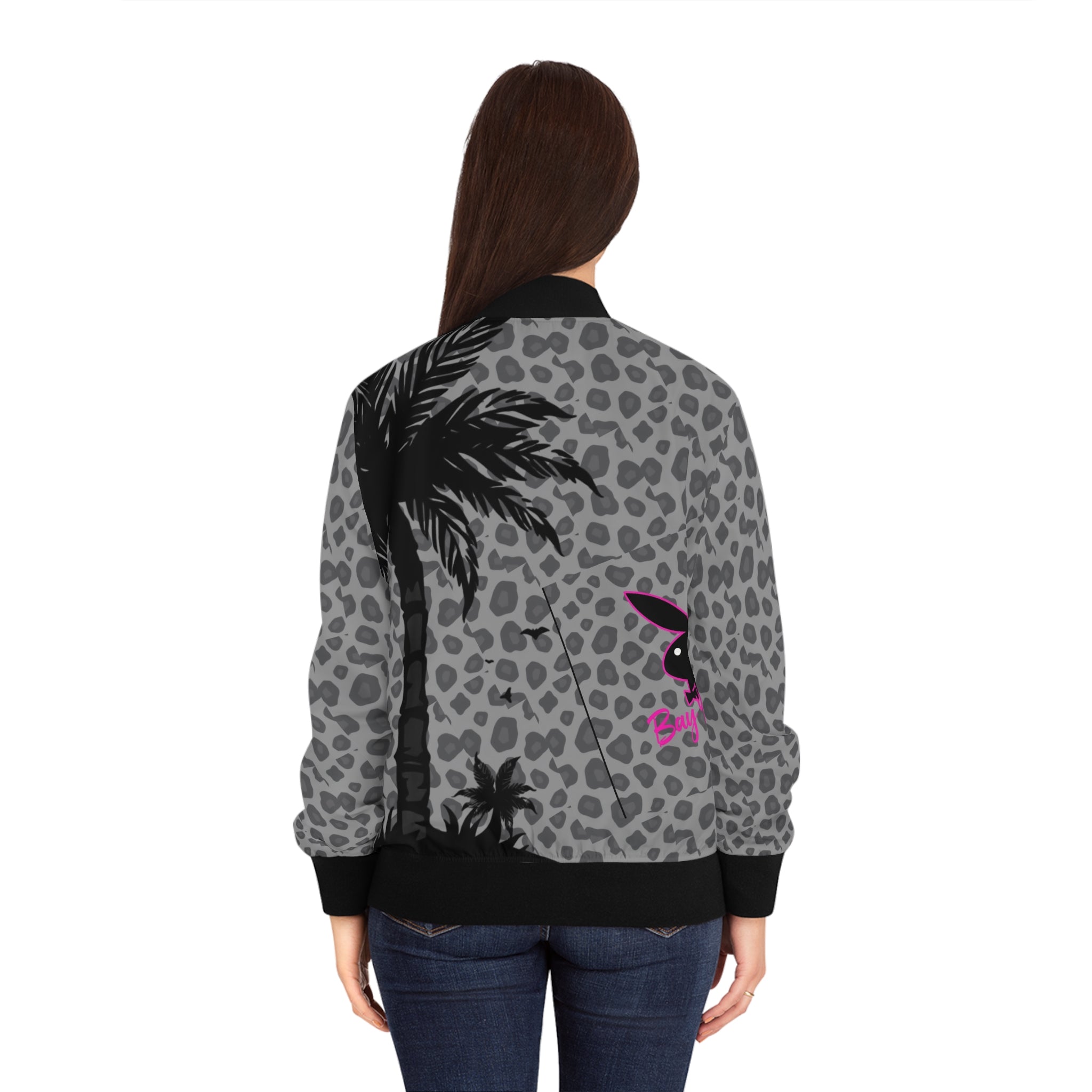 Women’s Bomber Jacket — Treetop Bay Yummy I