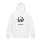 Cozy Hooded Long Sleeve Tee with Palm Tree Design, Ideal for Casual Wear, Beach Days, Comfortable Layering, Summer Vacations, Gift for [...]