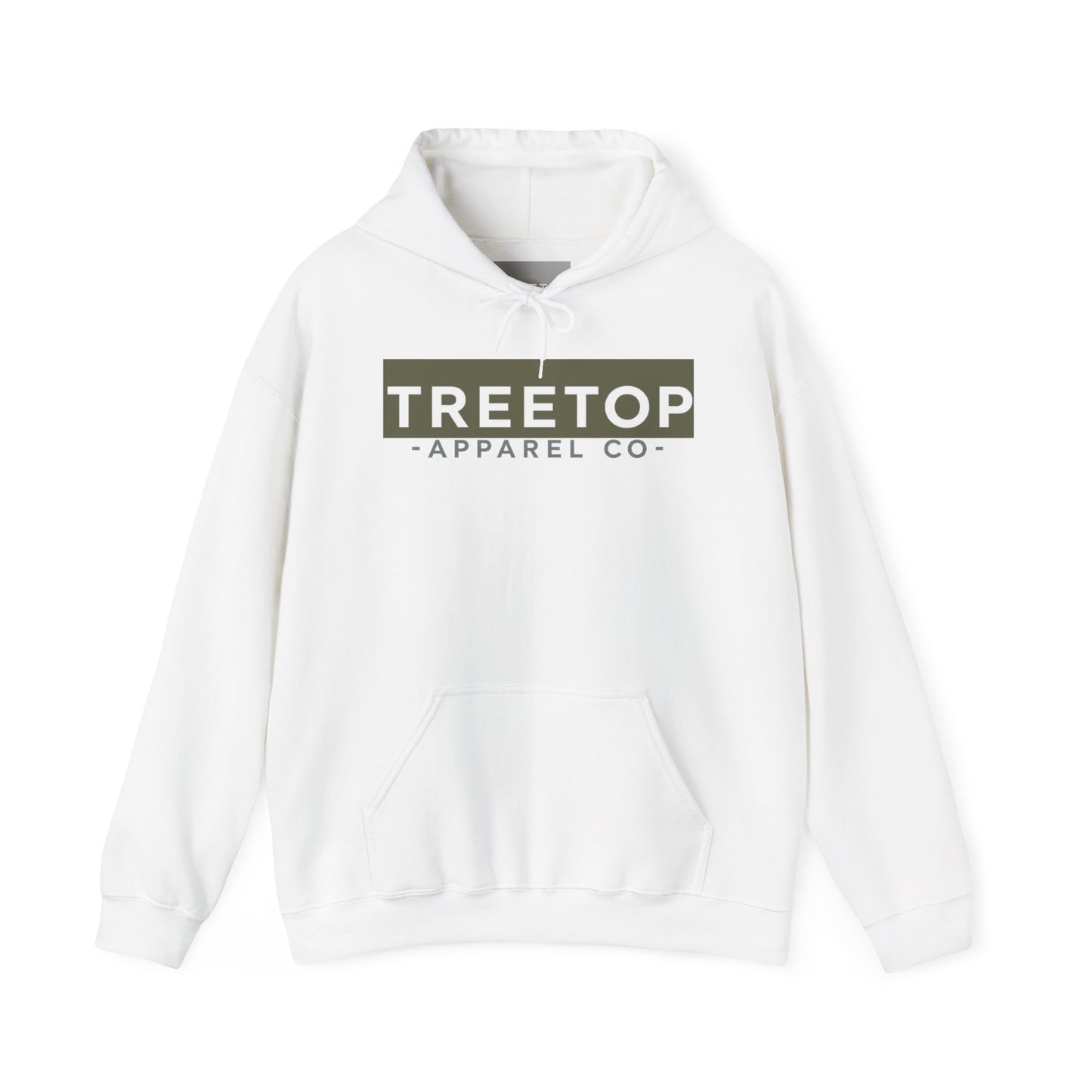 Treetop Apparel Co. Modern Hoodie — Logo with QR Back