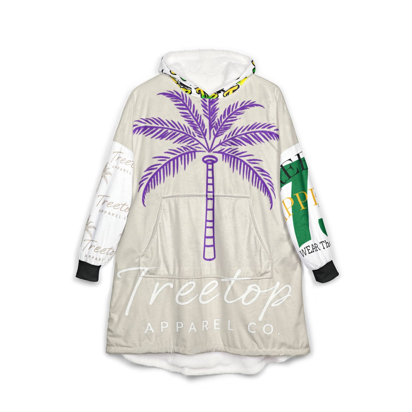 Tropical Treetop Hooded Blanket 2