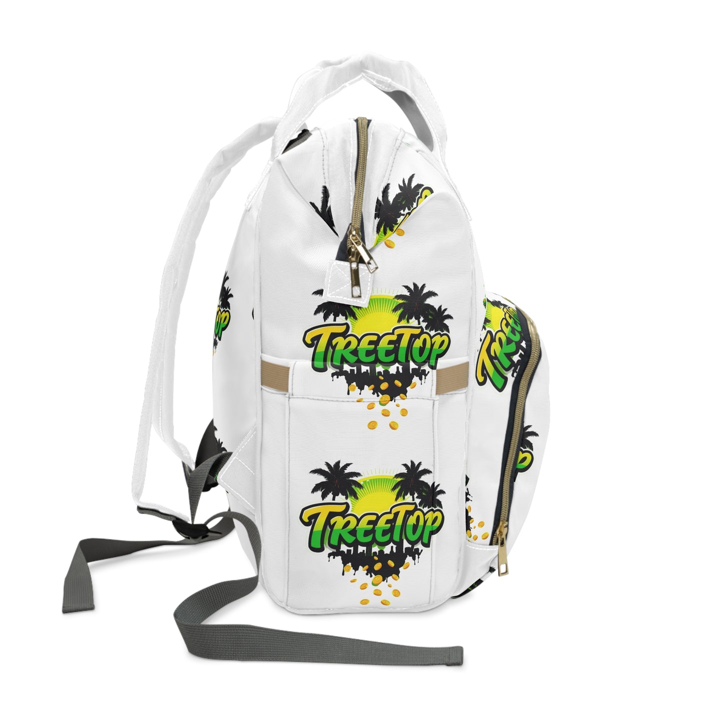 Book Bag Diaper Backpack - Treetop Classic Design