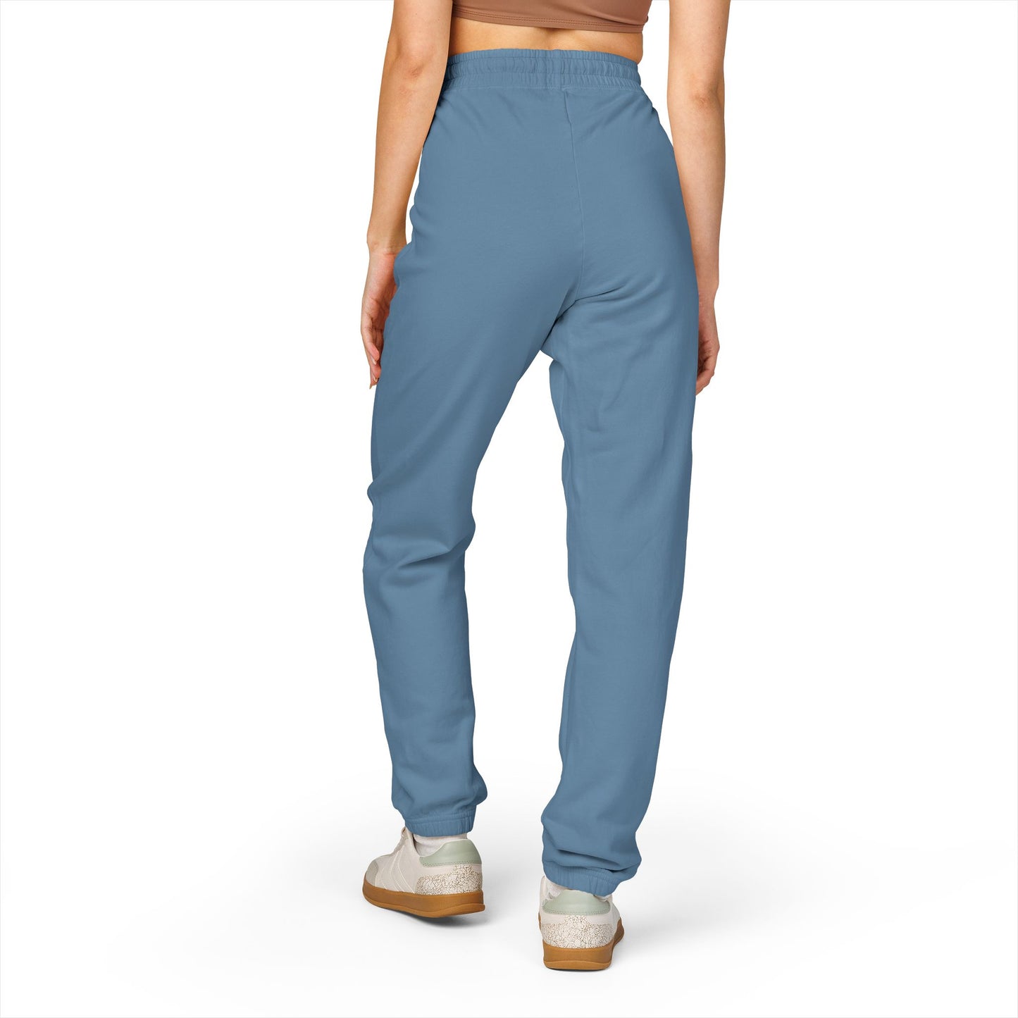 Garment-Dyed Fleece Sweatpants with Unique Retro Design, Cozy Loungewear, Perfect for Relaxing and Everyday Wear, Great Gift for Holidays
