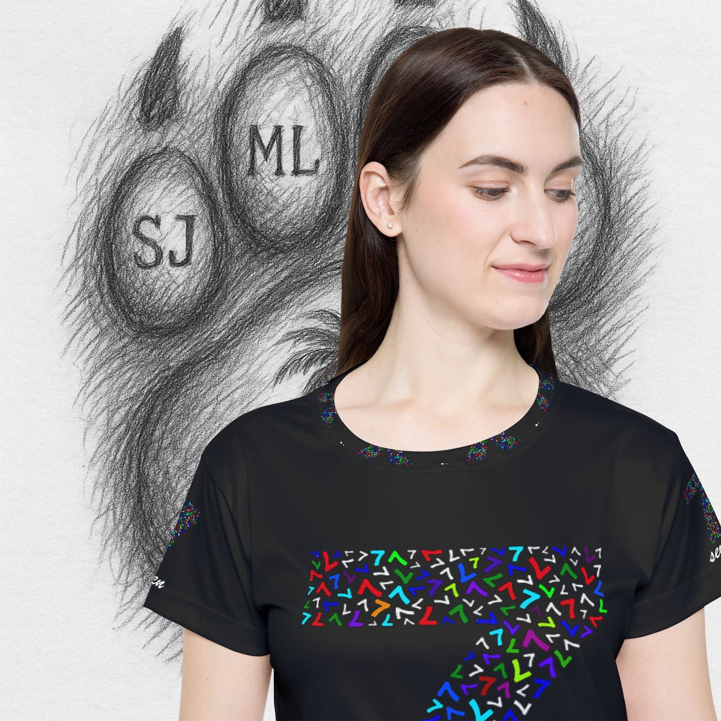 Treetop Fit  Women's Sports Jersey with Number 7