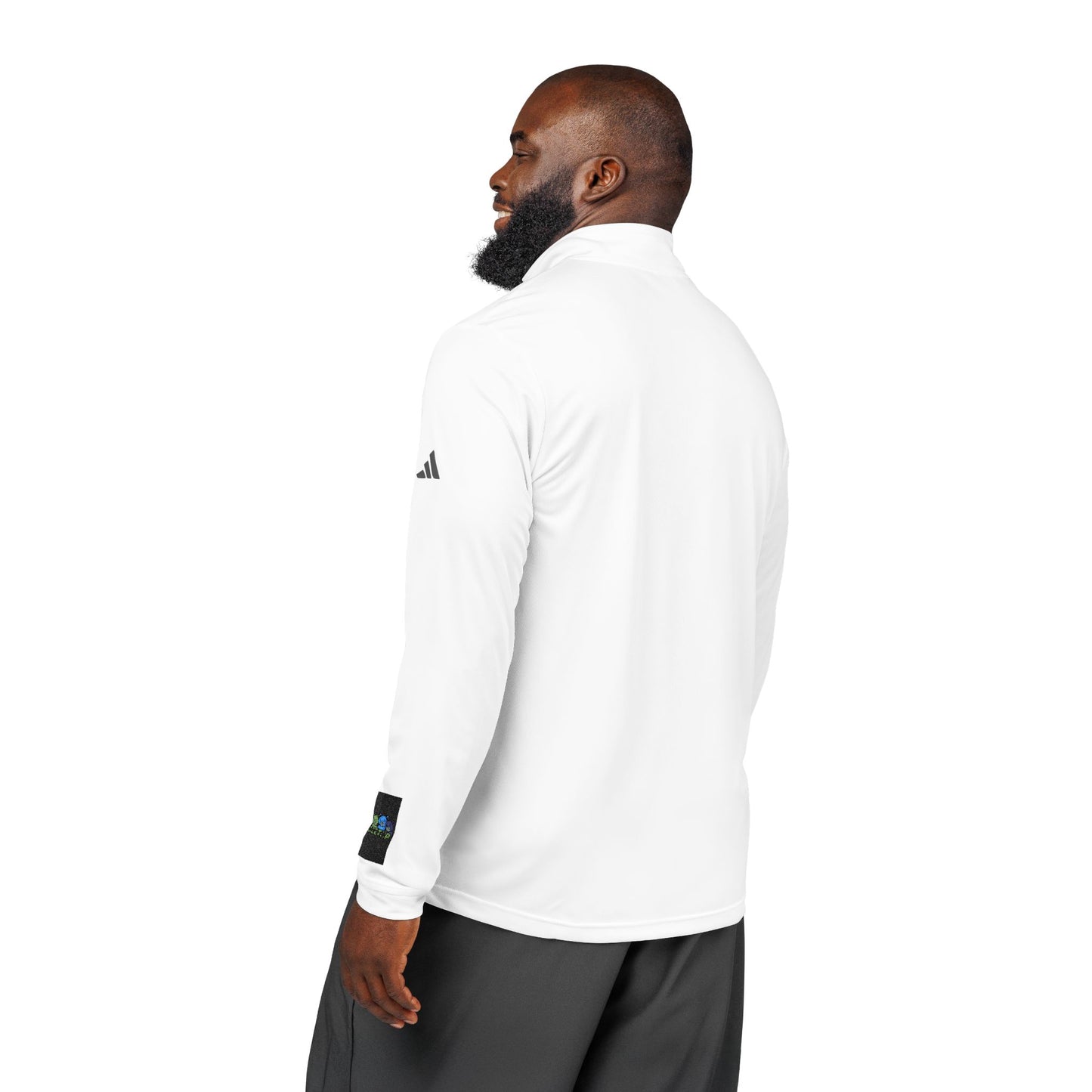 Stylish Quarter-Zip Pullover, Athletic Pullover, Casual Sportswear, Embroidered Top, Gift for Sports Lovers