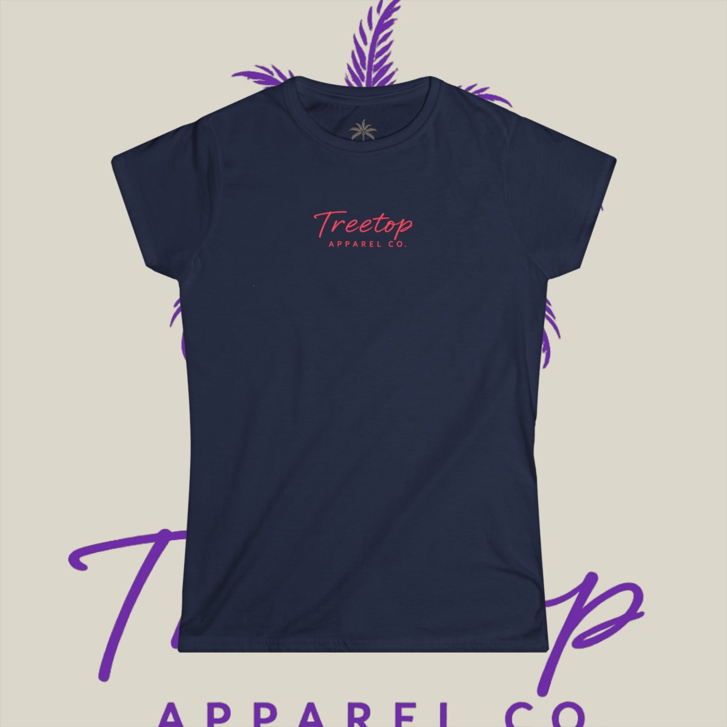 Women's Tee - TreeTop Classic Pink Logo Collection