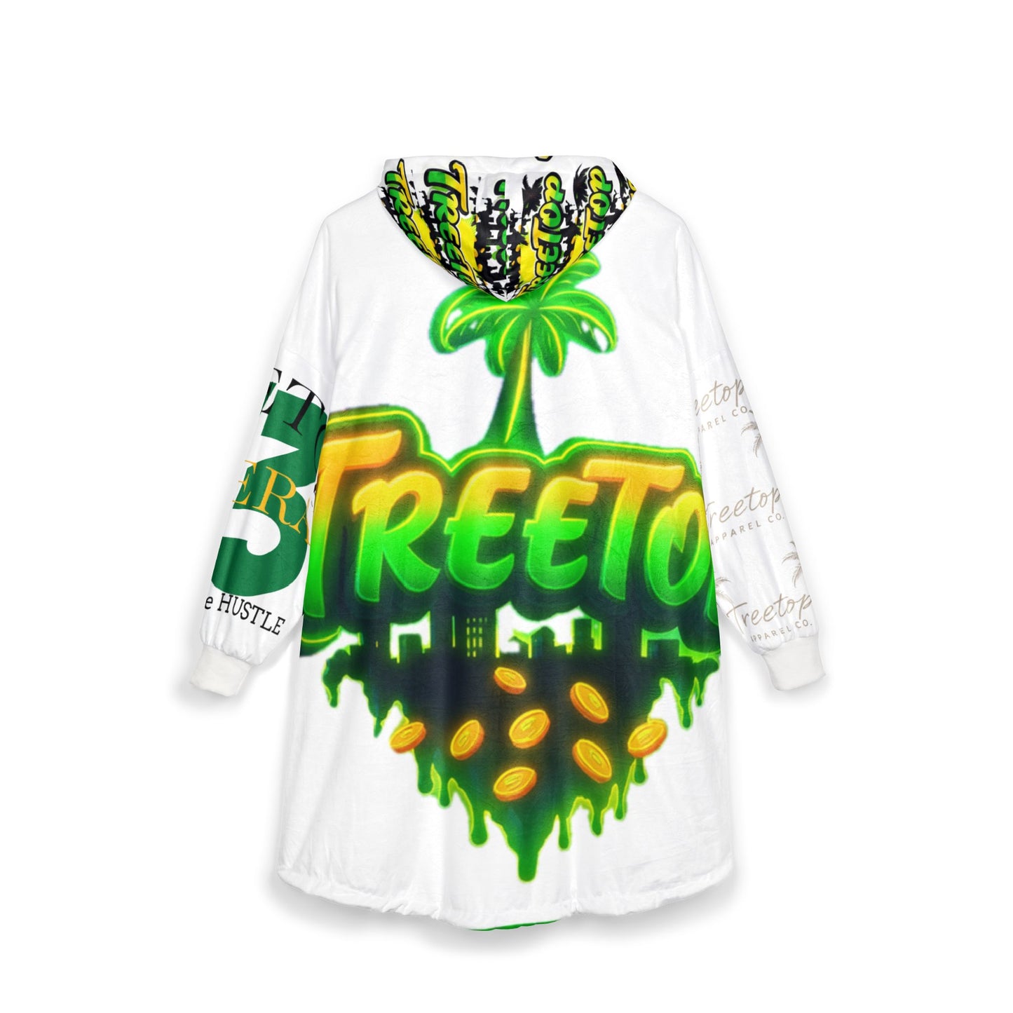 Tropical Treetop Hooded Blanket 2