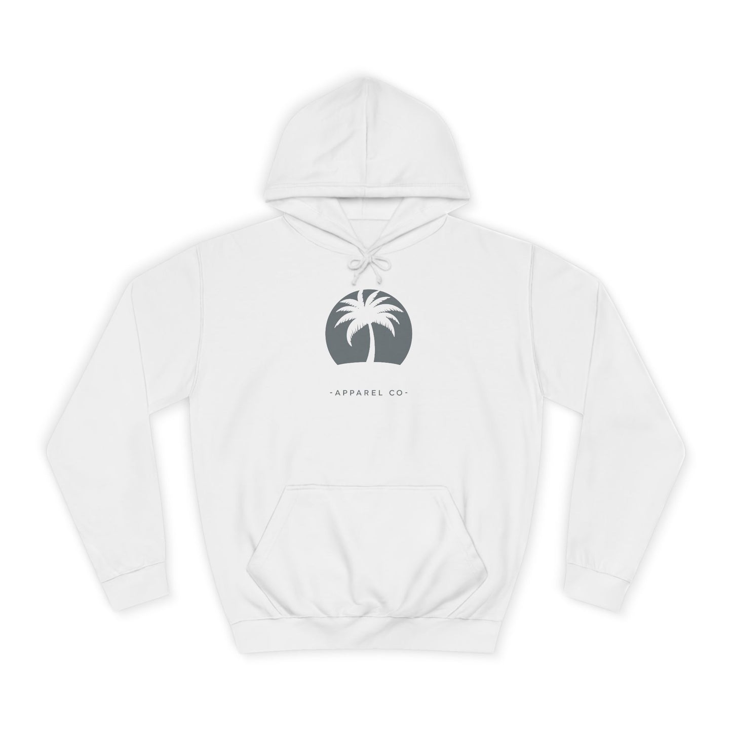 Chic Unisex College Hoodie with Palm Tree & "On Mamas" Design