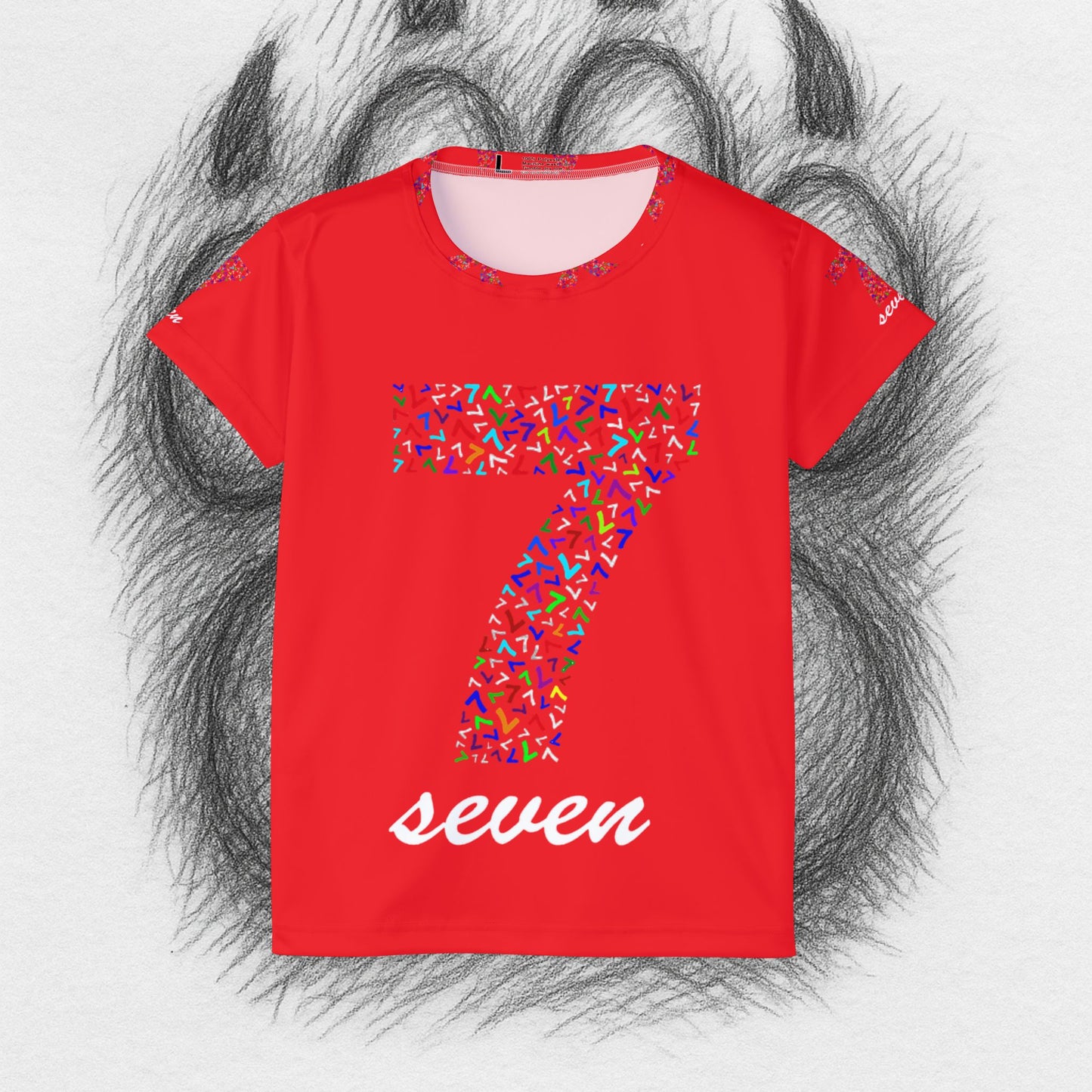 Treetop Fit  Women's Sports Jersey with Number 7 IIII