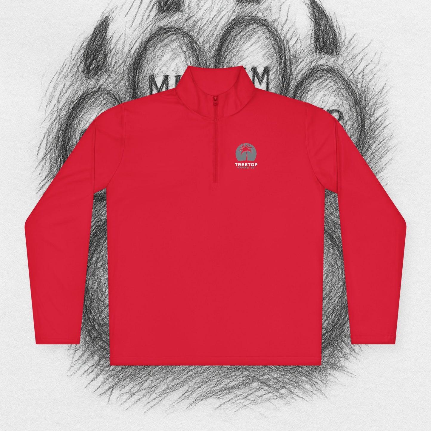 TreeTop Fit Number 7 Unisex Quarter-Zip Pullover II