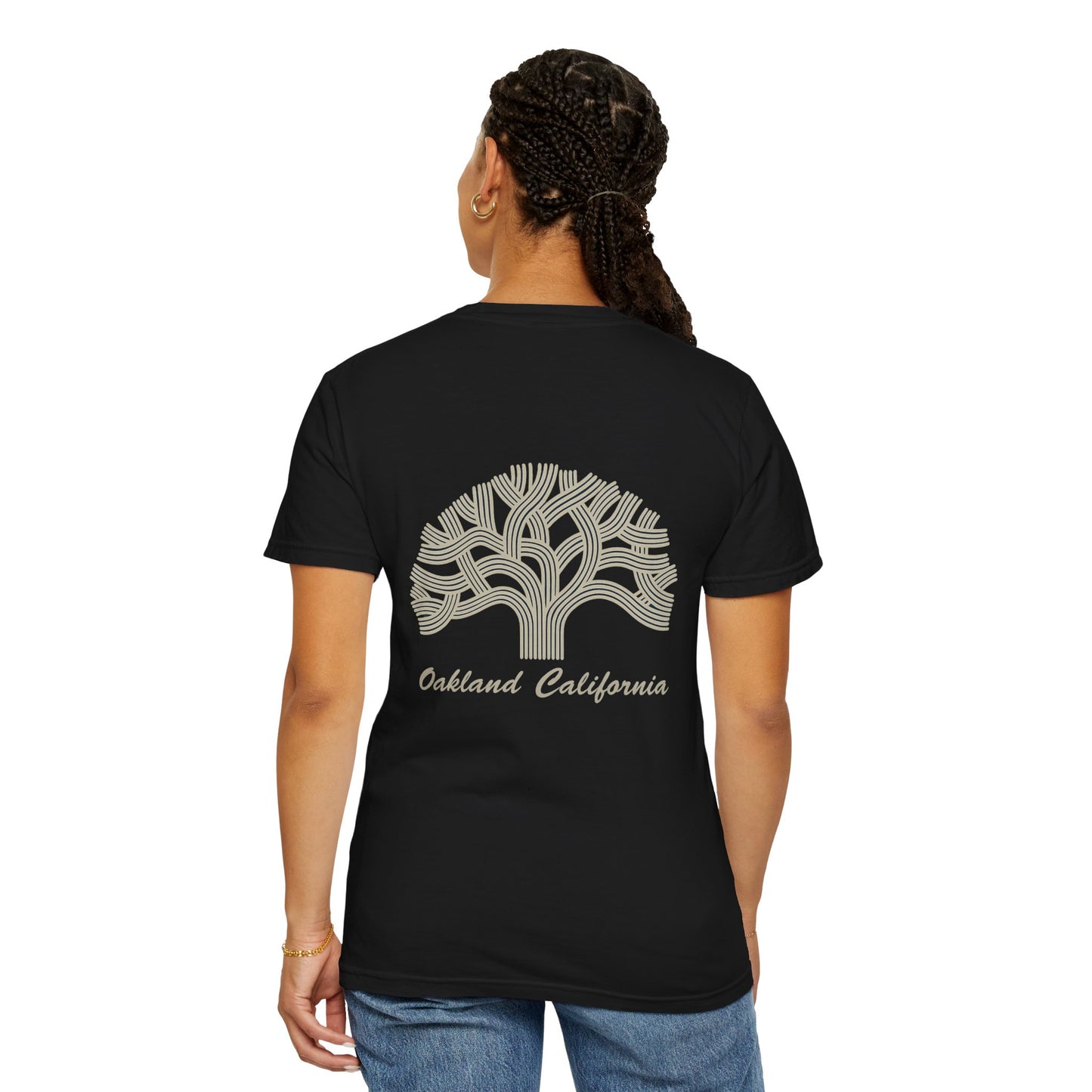 Garment-Dyed T-Shirt - Stop Killing Design, Eco-Friendly Apparel, Protest Tee, Casual Wear, Oakand California, Social Justice Fashion
