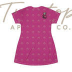 Pink Collection Fun T-Shirt Dress in Pink Only